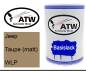 Preview: Jeep, Taupe (matt), WLP: 500ml Lackdose, von ATW Autoteile West.